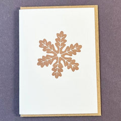 Snowflake Notecard