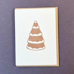 Gingerbread Tree Notecard