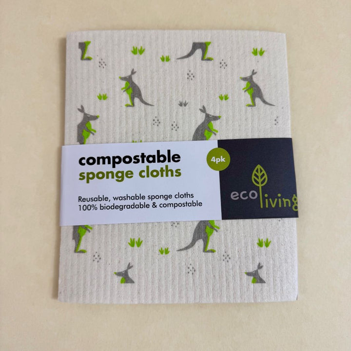 Compostable Sponge Cleaning Cloths
