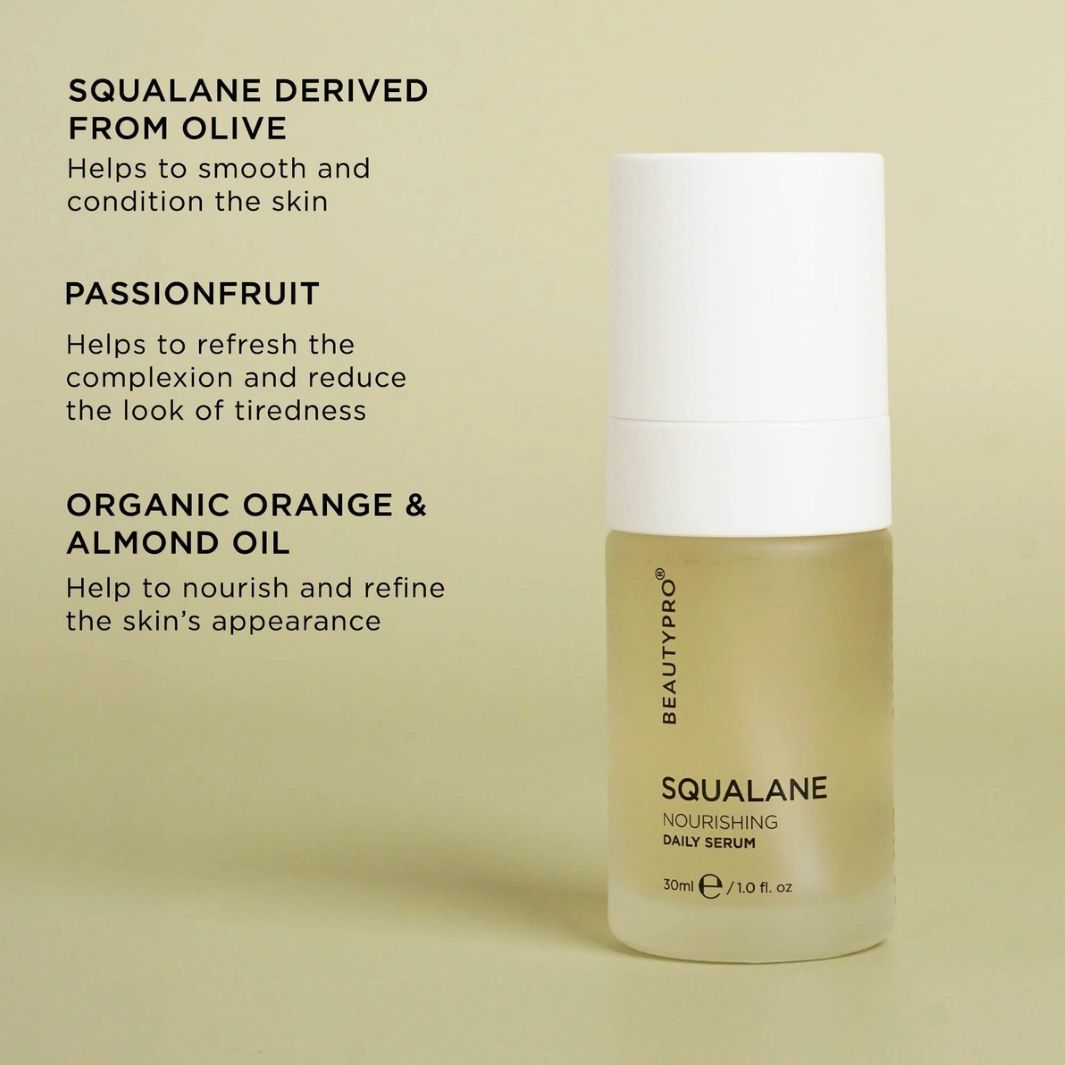 Squalane serum with passionfruit and organic oils – vegan skincare