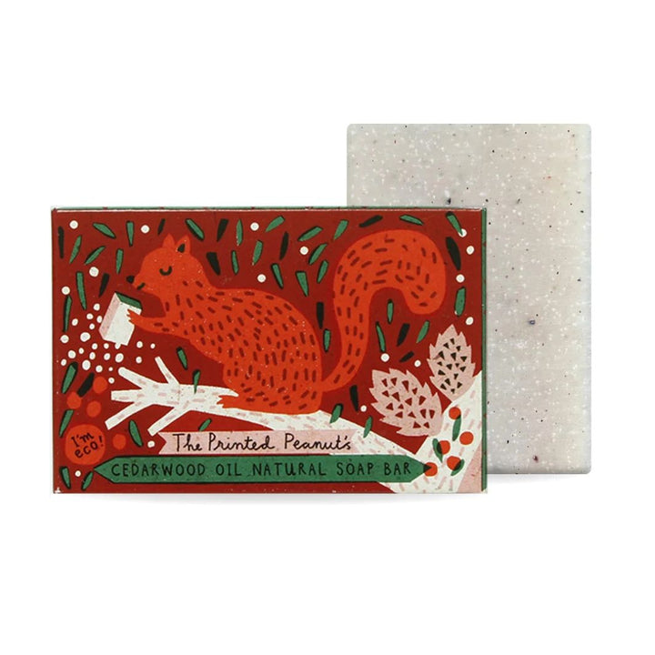 Red Squirrel Cedarwood Soap Bar