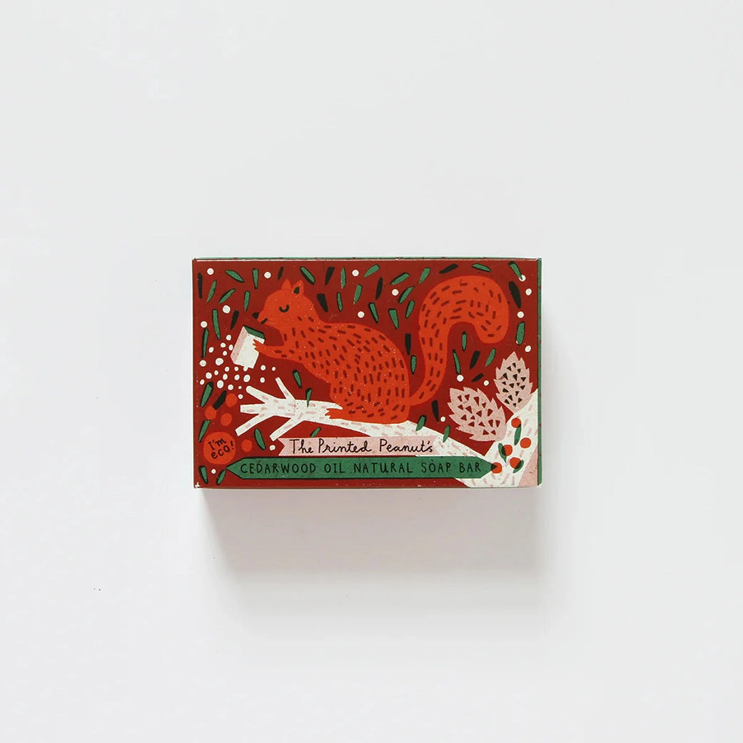 Red Squirrel Cedarwood Soap Bar