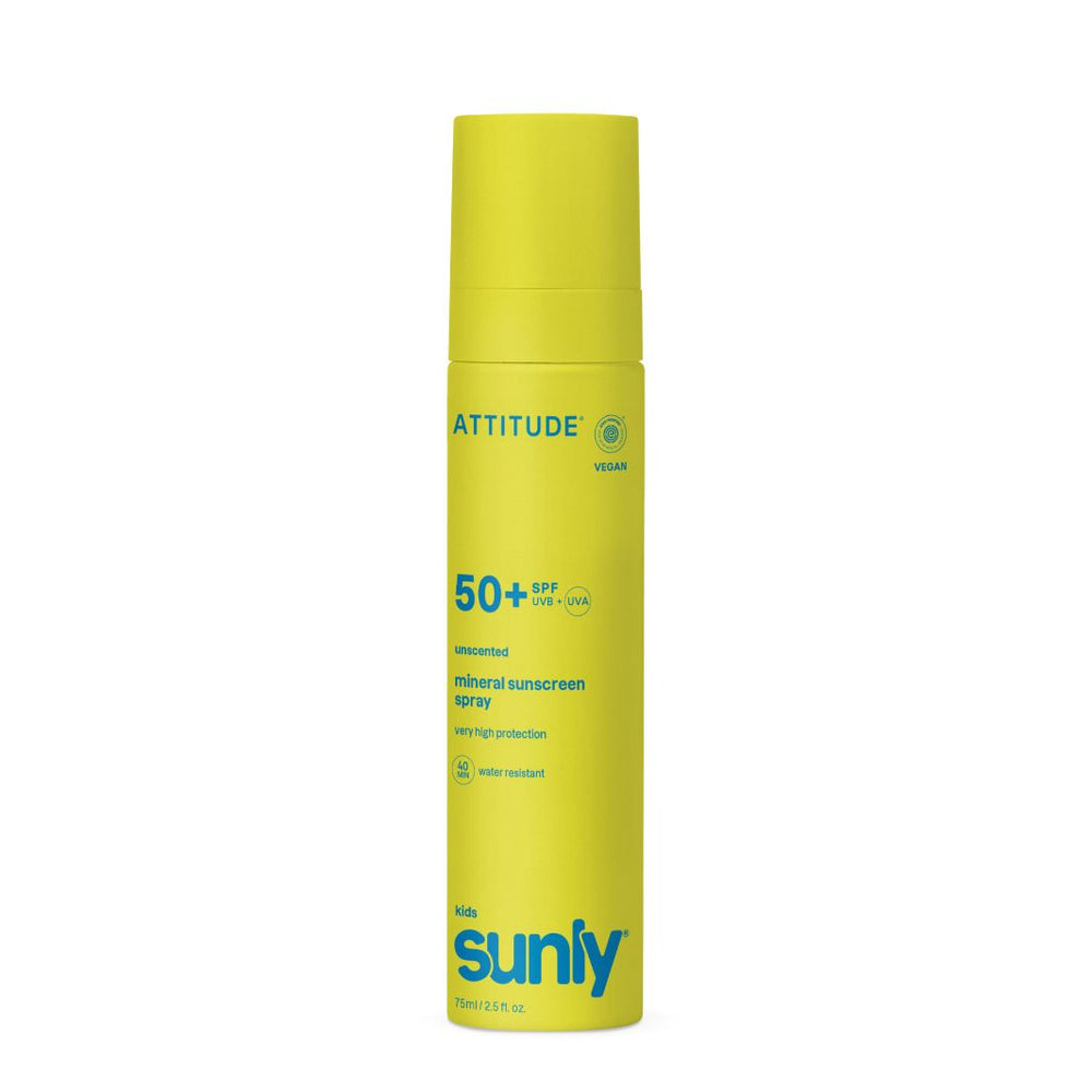 Kids Mineral Sunscreen Spray SPF 50 – Unscented