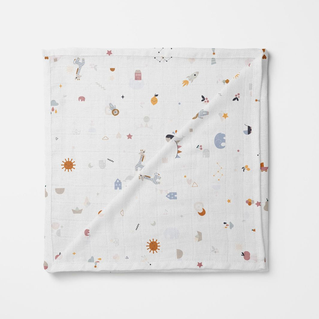 Bamboo Swaddle Blanket - Signature Print