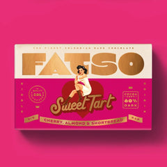 Sweet Tart 60% Dark Chocolate Bar - Cherry, Almond & Shortbread