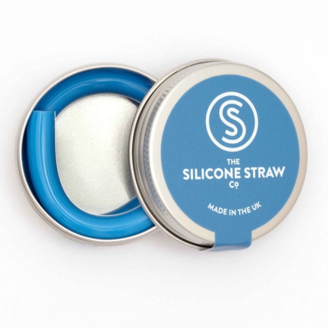 Reusable Silicone Straw with Travel Tin