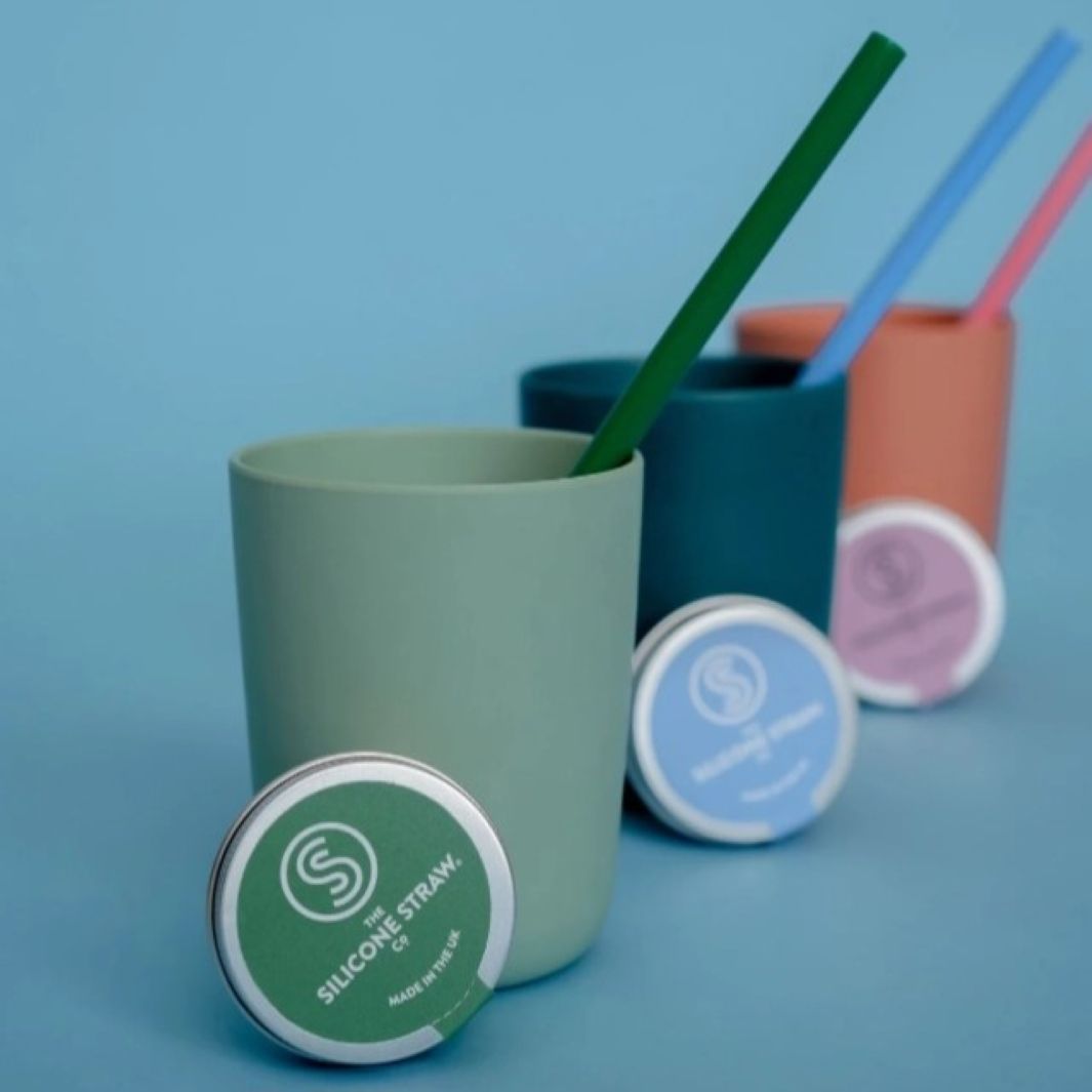 Reusable Silicone Straw with Travel Tin