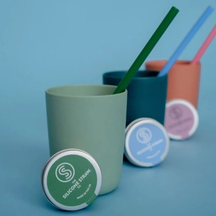 Reusable Silicone Straw with Travel Tin