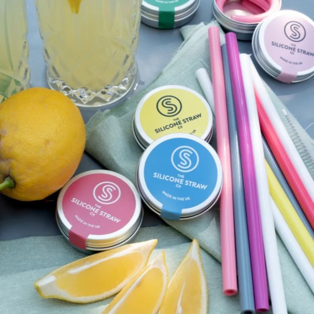 Reusable Silicone Straw with Travel Tin