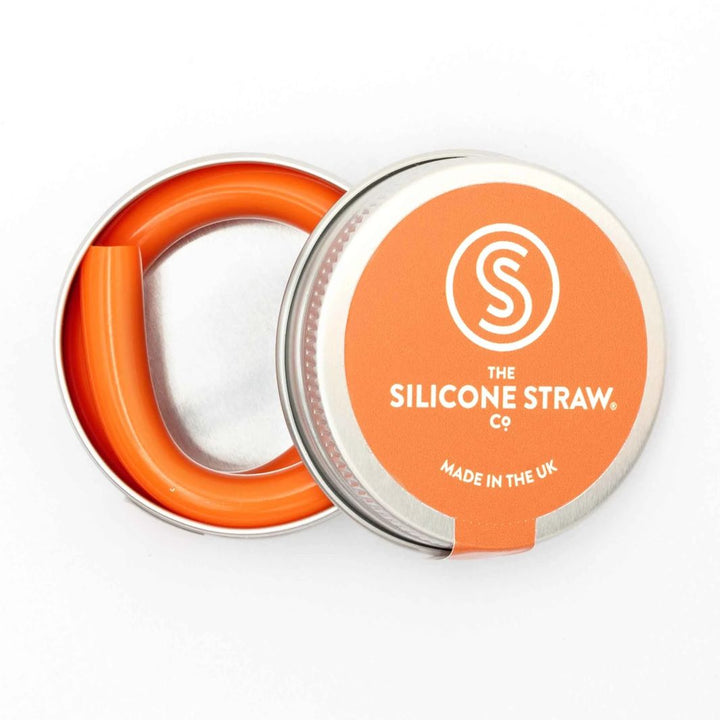 Reusable Silicone Straw with Travel Tin