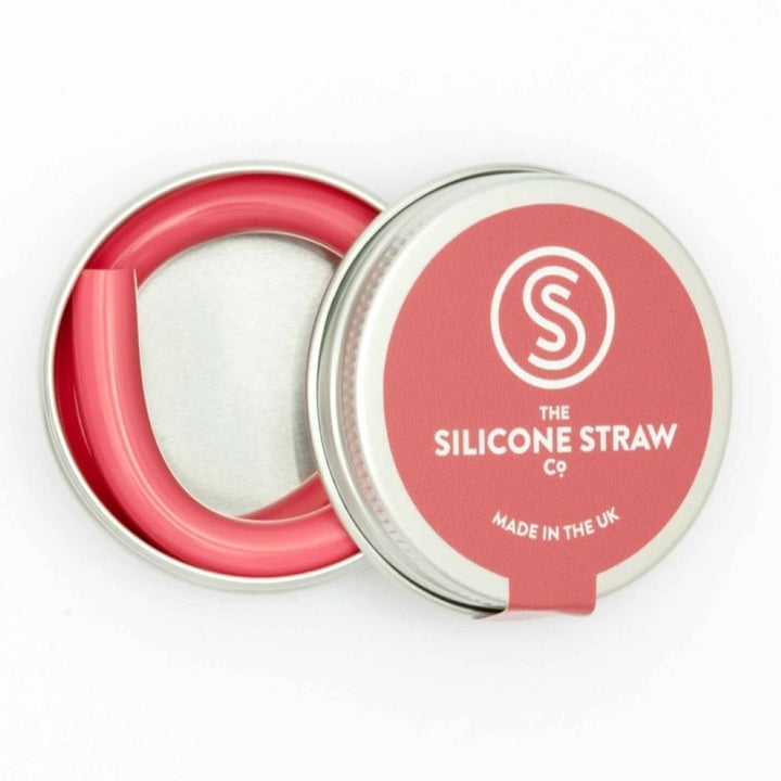 Reusable Silicone Straw with Travel Tin