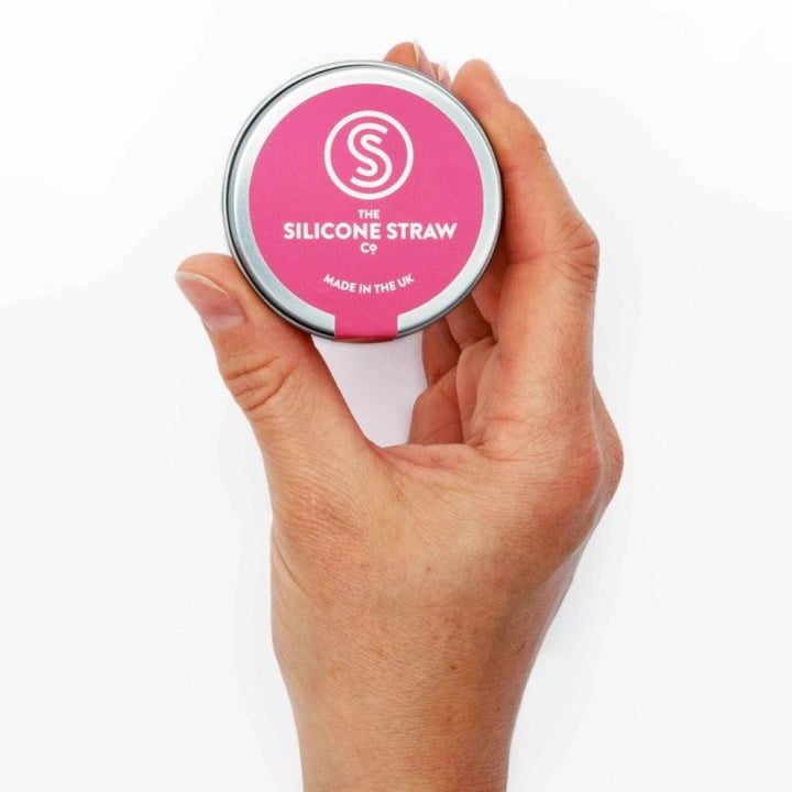 Reusable Silicone Straw with Travel Tin