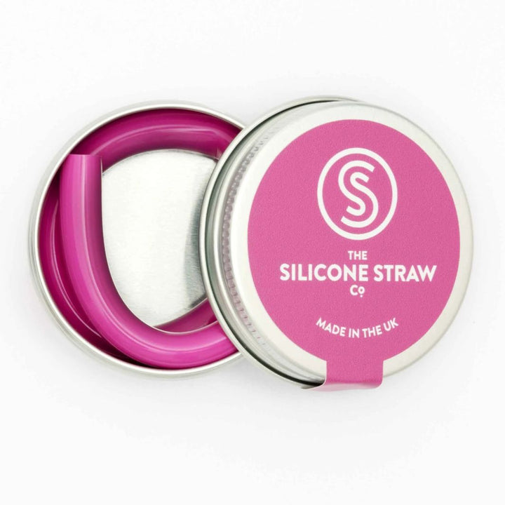 Reusable Silicone Straw with Travel Tin