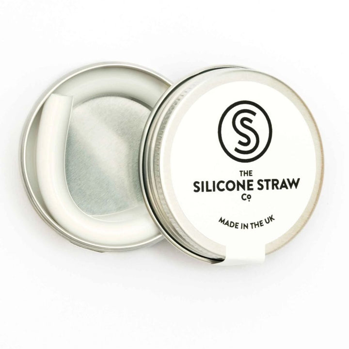 Reusable Silicone Straw with Travel Tin