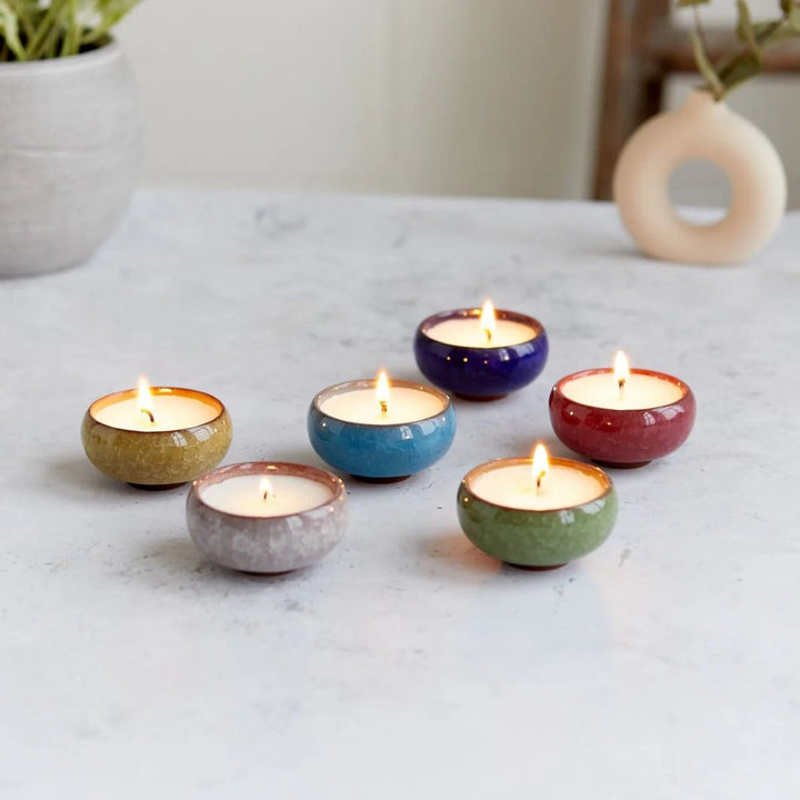 Contemporary Kiln Tea Light Candle