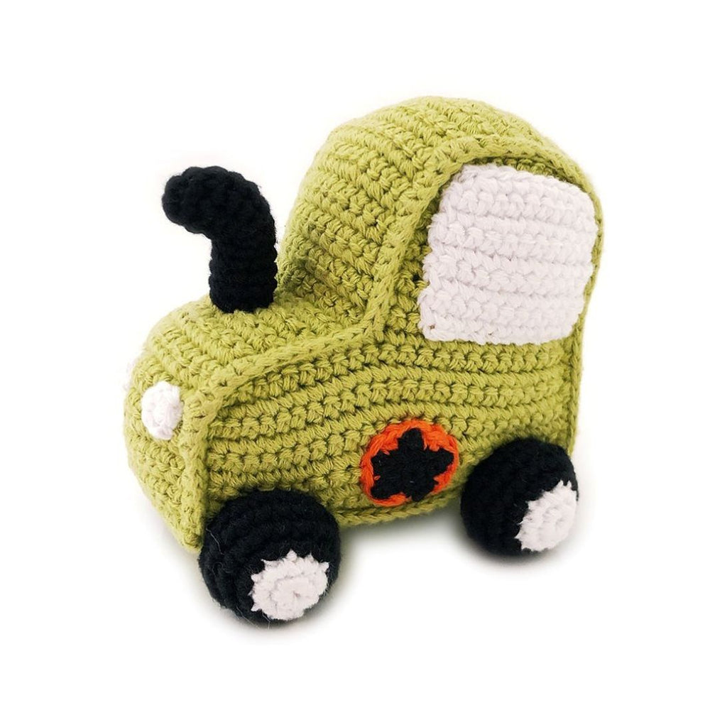 Crochet Tractor Rattle