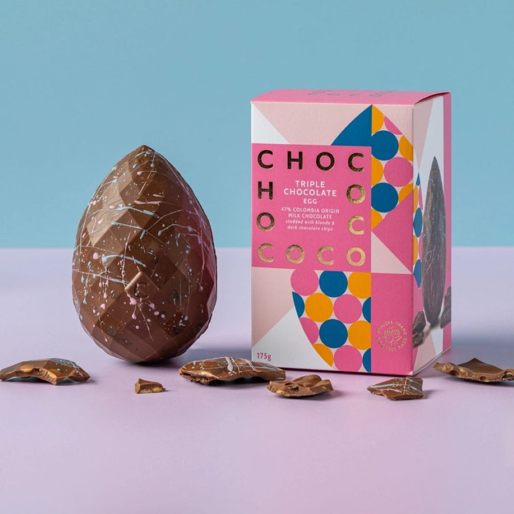 Triple Chocolate Milk Chocolate Egg