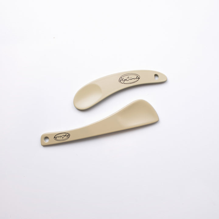 Metal Cosmetic Spatulas - Set of 2