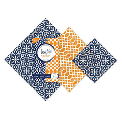 Vegan Wax Food Wraps – Marrakesh Print (Set of 3)
