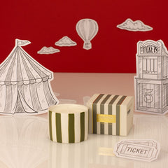 Tomato Leaf Carnival Candle - Fire Breather Olive