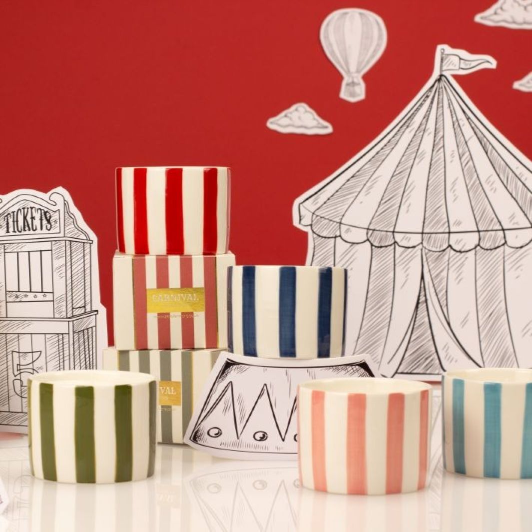 Tomato Leaf Carnival Candle - Fire Breather Olive