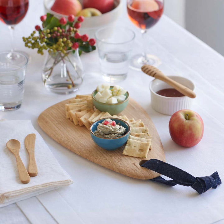 Bamboo Artisan Cutting & Serving Board - Green Tulip