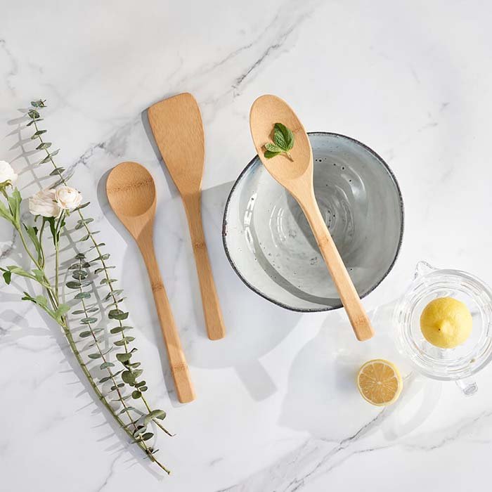 Bamboo Kitchen Basics - Set of 3 - Green Tulip