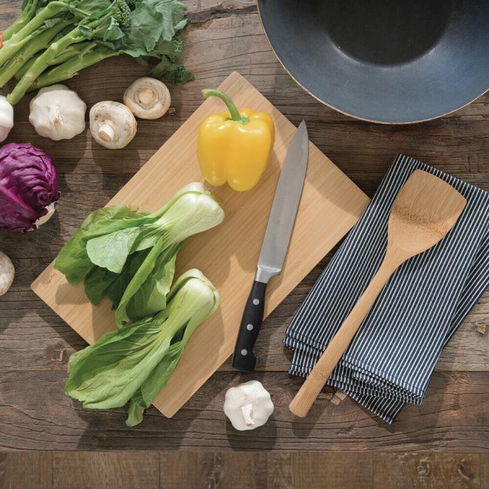 Bamboo Wok Spatula - Green Tulip