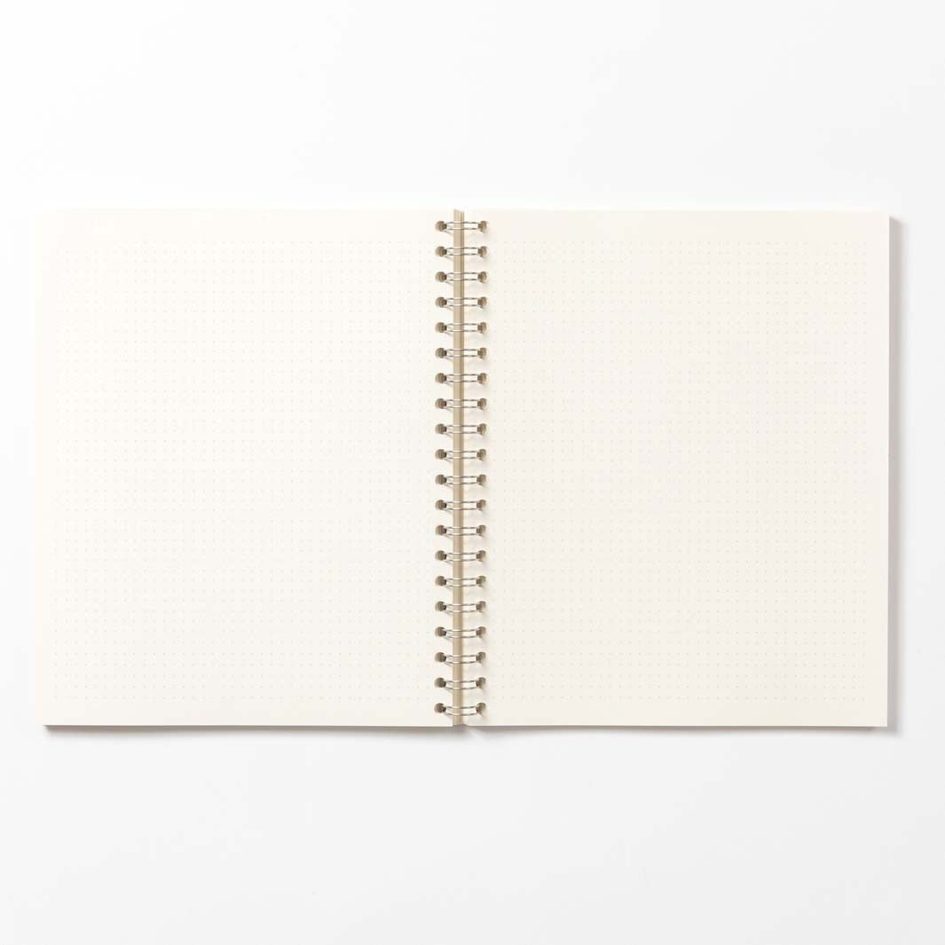Dotted Wirobound Notebook - Medio (A5) - Pistachio