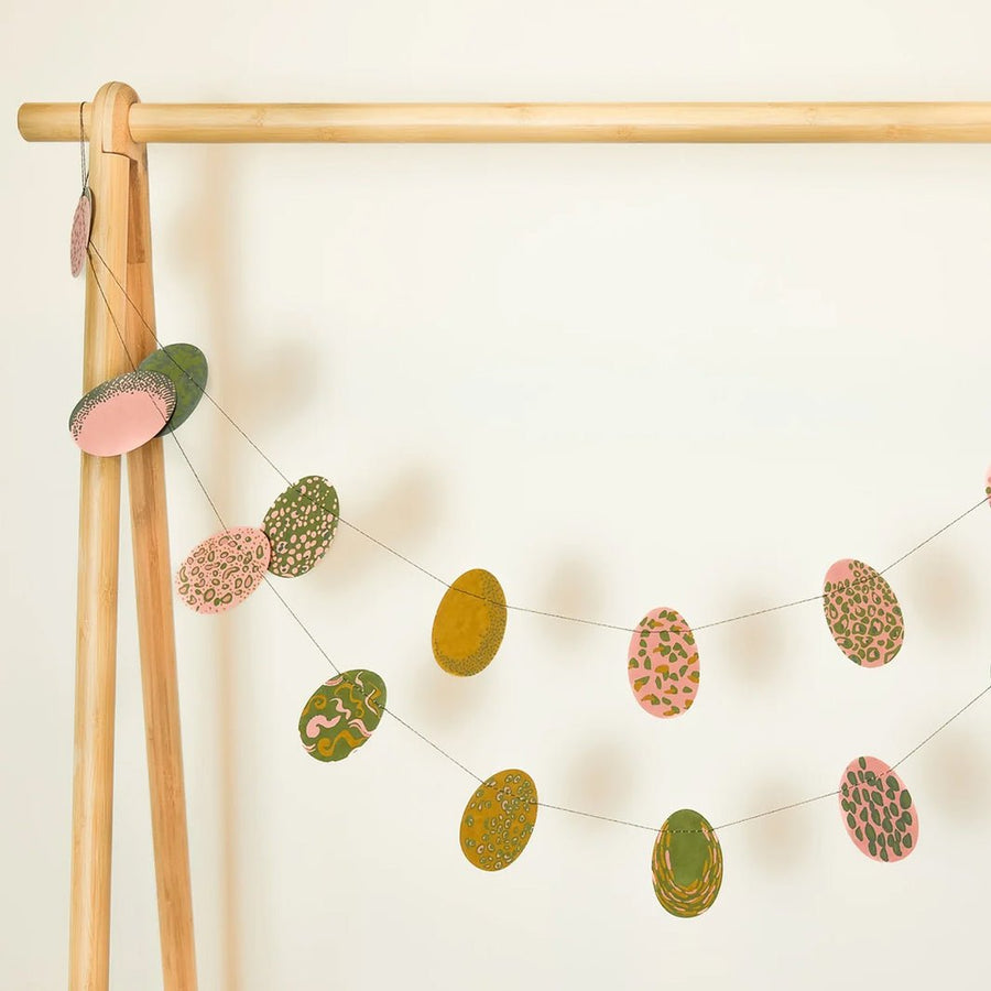 East End Press Paper Garlands Sustainable Decor Green Tulip