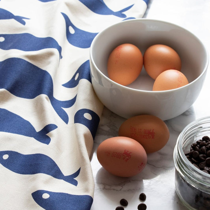 Organic Tea Towel | Fish
