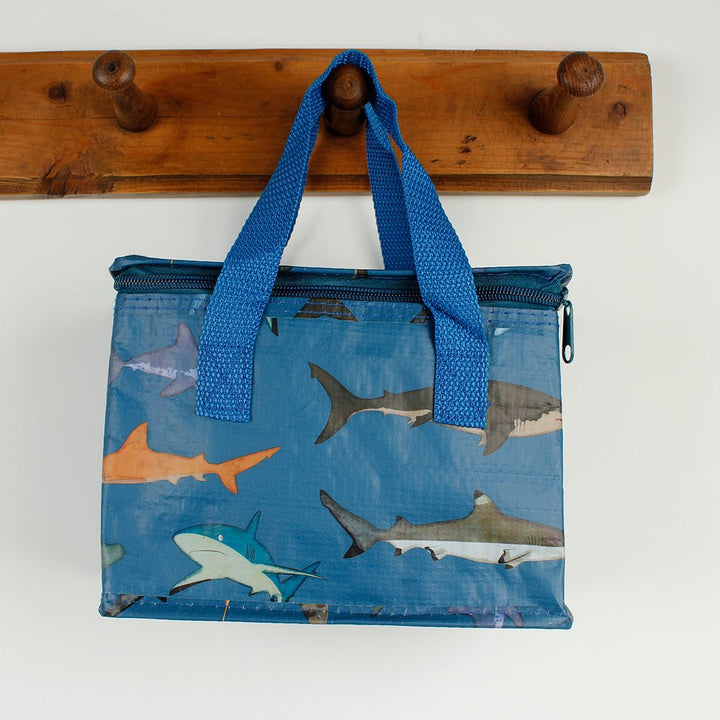 Foil Insulated Lunch Bag - Sharks - Green Tulip