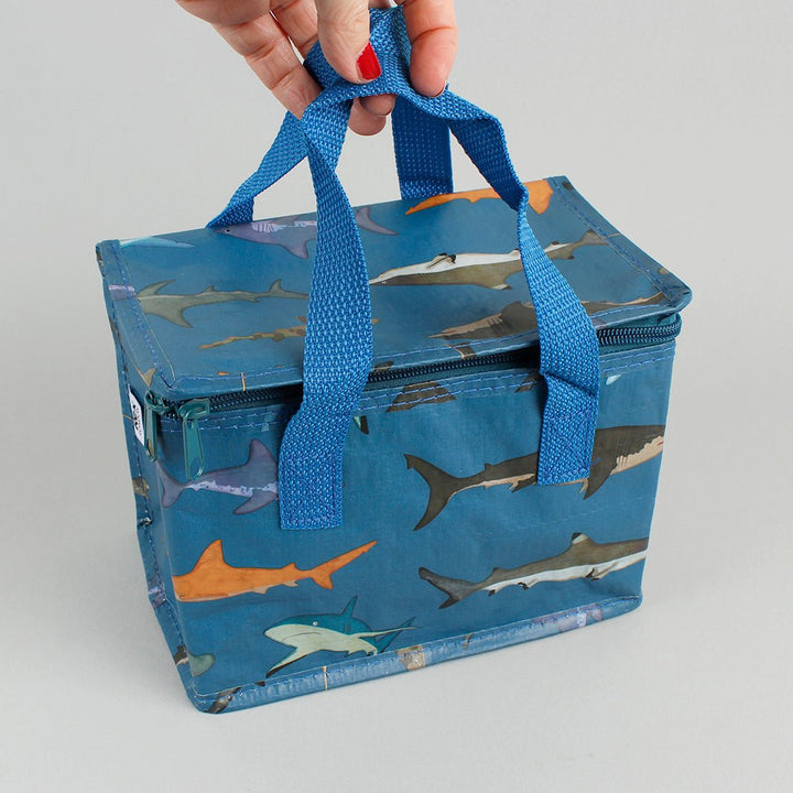 Foil Insulated Lunch Bag - Sharks - Green Tulip