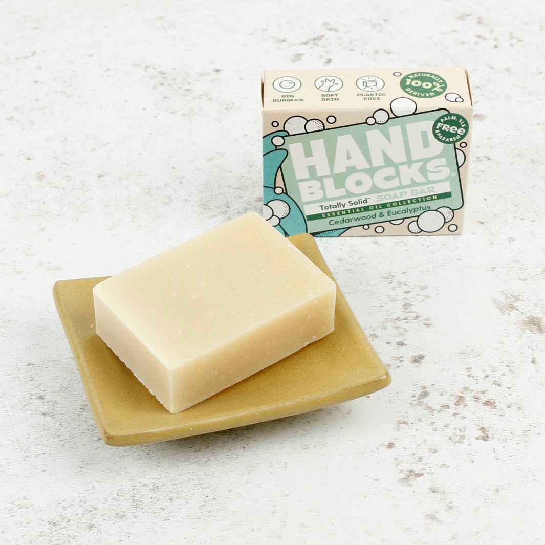 Hand Blocks Essential Oil Hand Soap Bar - Green Tulip