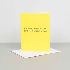 Happy Birthday Spring Chicken Card