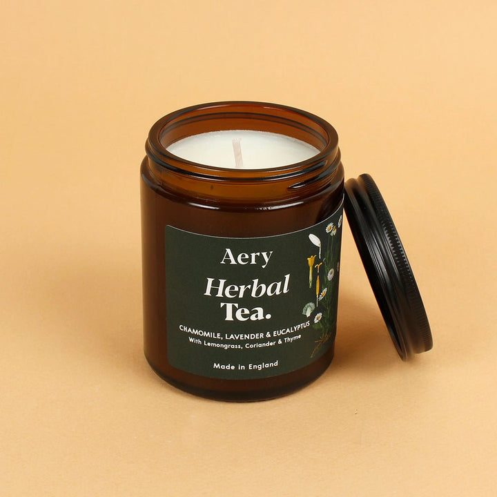 Herbal Tea Aromatherapy Jar Candle - Medium - Green Tulip
