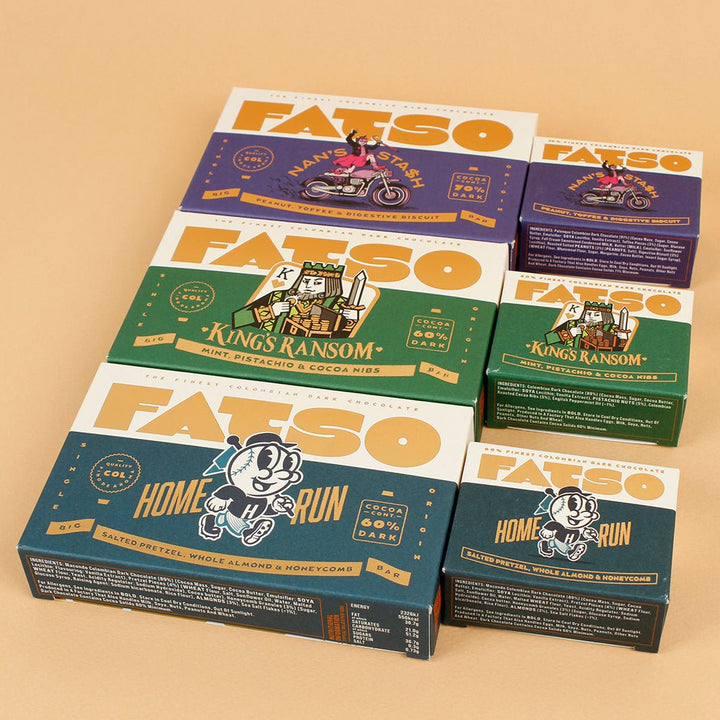 King's Ransom 60% Dark Chocolate Bar - Mint, Pistachio & Cocoa Nibs - Green Tulip