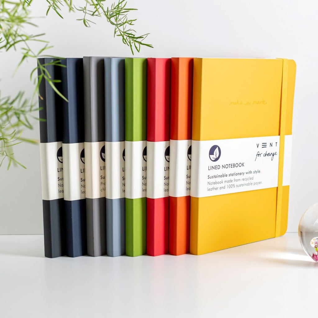 A5 Recycled Leather Make Mark Notebook