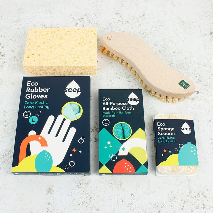 Natural Cleaning Equipment Kit - Green Tulip