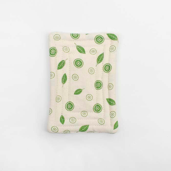 Organic Cotton 'Smooth' Unsponge - Mint Leaf - Pack of 2 - Green Tulip