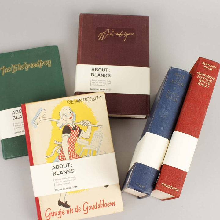 Original Book Sketch Notebook - Portraits - Desmond MacCarthy - Green Tulip