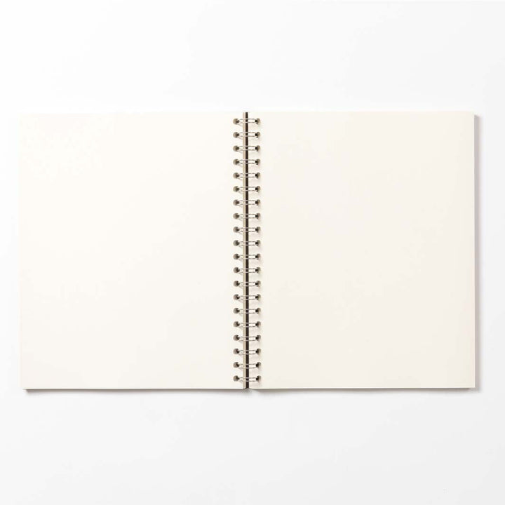 Plain Wirobound Notebook - Medio (A5) - Malva