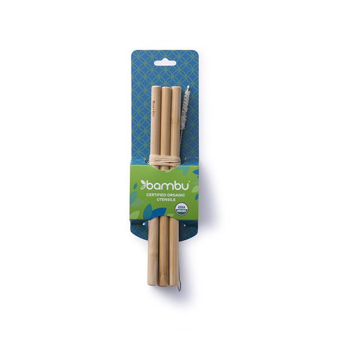 Precision Bamboo Straws & Accessories - Green Tulip