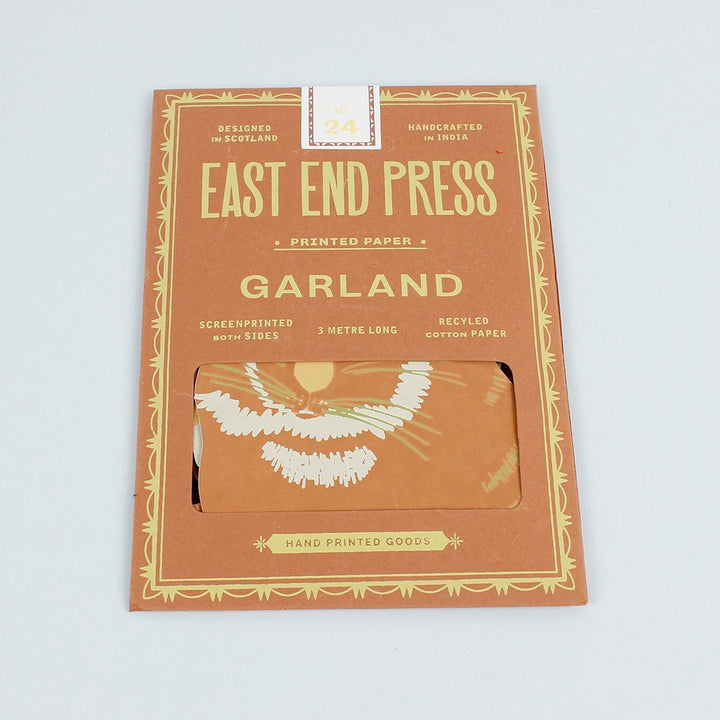 Rabbit & Chick Paper Garland - Green Tulip