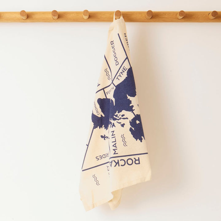 Organic Tea Towel | Shipping Forecast