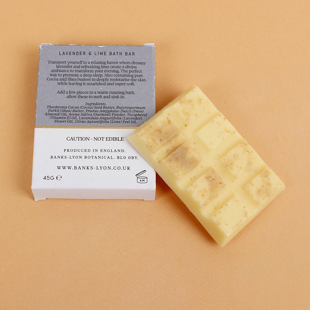 Solid Bath Oil Bar - Sleep Beneath A Lavender Sky - Small - Green Tulip