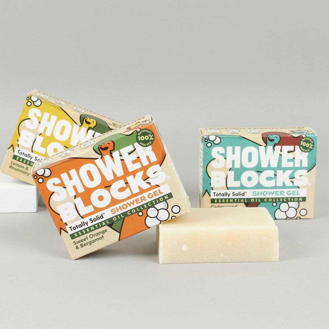 Solid Shower Gel - Essential Oil Collection - Cedarwood & Eucalyptus - Green Tulip