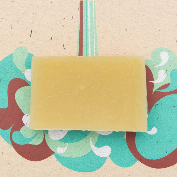 Solid Shower Gel - Essential Oil Collection - Cedarwood & Eucalyptus - Green Tulip
