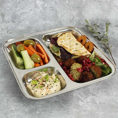 Square Stainless Steel Divided Plate