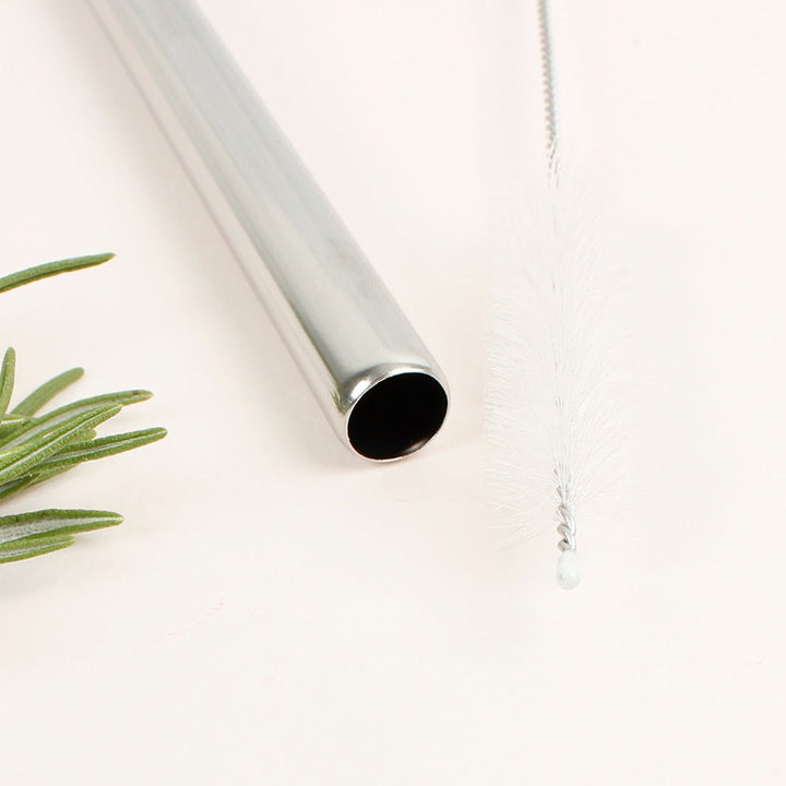 Stainless Steel Bubble Tea Straw For Qwetch Insulated Cold Cup - Green Tulip